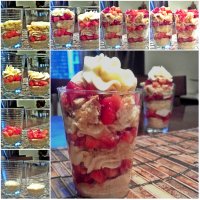 Loving Leftovers ~ Mini Strawberry Shortcake Trifles